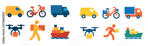 Delivery Icons Grid