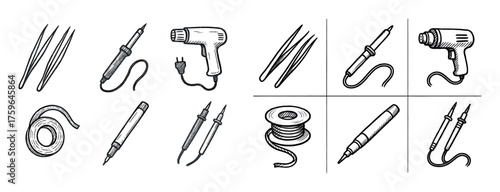 Phone Repair Tools Icons