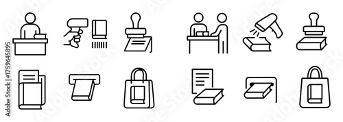 Library Icon Set