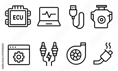 Minimalist Car Icons