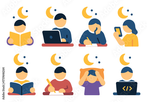 Sleepless Night Icons