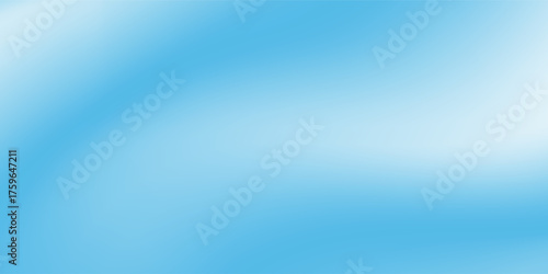 Soft background with metal mirror texture. blue gradient surface with light gloss vector
