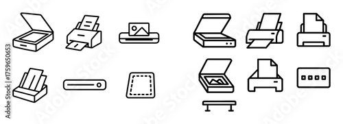 Minimalist Scanner Icons