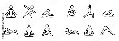 Yoga Icon Grid