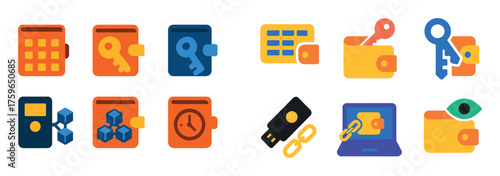 Blockchain Wallet Icons