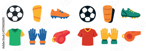 Football Equipment Icons