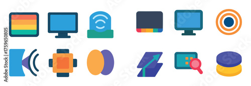 Virtual Reality Display Icons