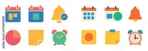 Colorful Office Icons