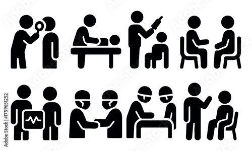 Healthcare Worker Icons