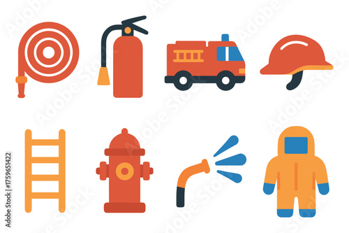 Fire Safety Icons