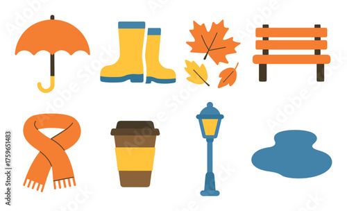 Autumn City Icons
