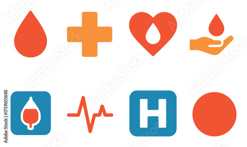 Blood Donation Icons