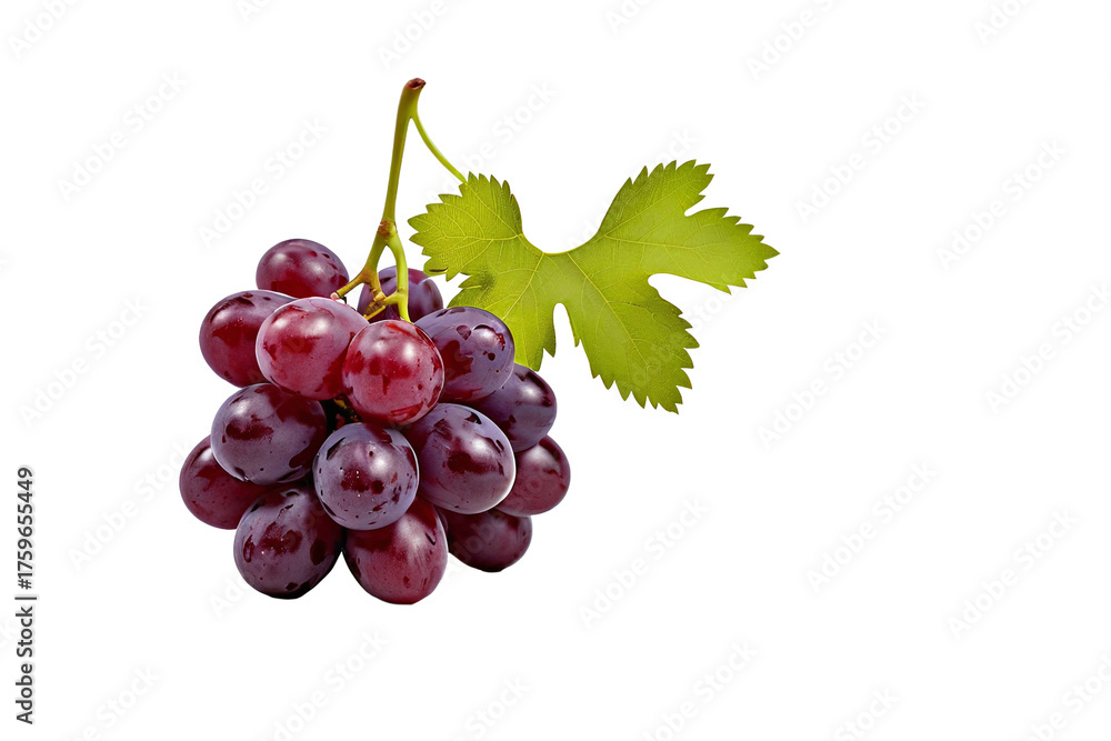 Fototapeta premium A grape, isolated, transparent background, no background. PNG.
