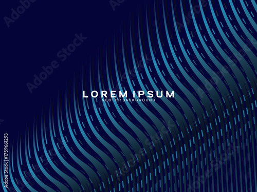 Premium background design with dark blue luxury motif. Vector horizontal template, for digital lux business banners, contemporary formal invitations, luxury vouchers, gift certificates, etc.	
