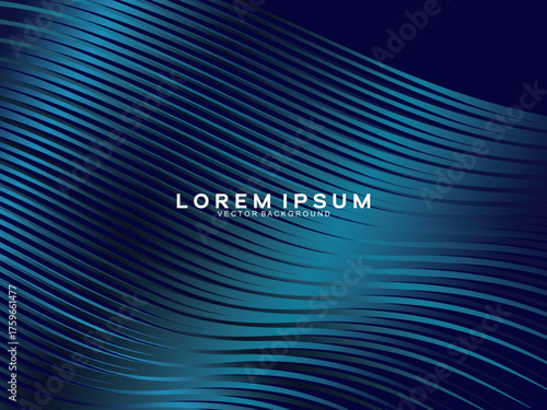Premium background design with dark blue luxury motif. Vector horizontal template, for digital lux business banners, contemporary formal invitations, luxury vouchers, gift certificates, etc.	

