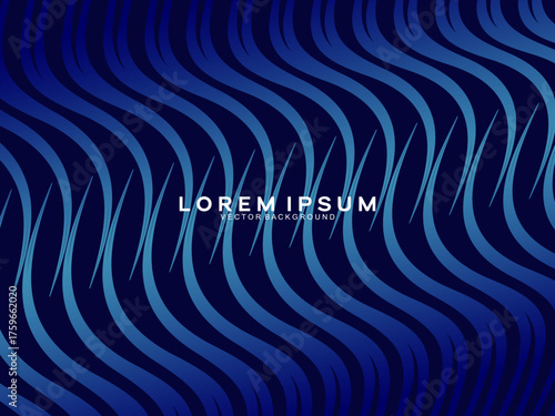 Premium background design with dark blue luxury motif. Vector horizontal template, for digital lux business banners, contemporary formal invitations, luxury vouchers, gift certificates, etc.	
