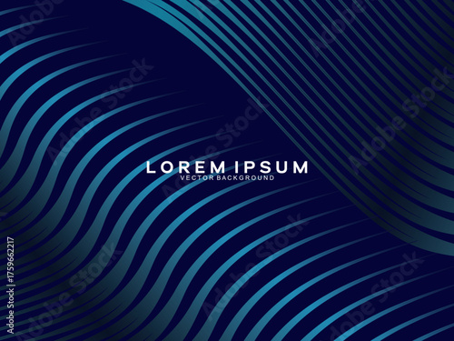 Premium background design with dark blue luxury motif. Vector horizontal template, for digital lux business banners, contemporary formal invitations, luxury vouchers, gift certificates, etc.	
