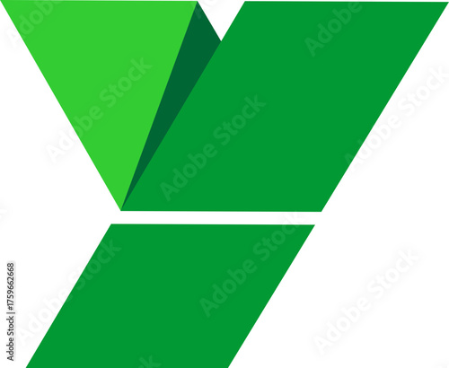 letter y iconic techno element vektor logo on vector abstract background
