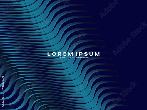 Premium background design with dark blue luxury motif. Vector horizontal template, for digital lux business banners, contemporary formal invitations, luxury vouchers, gift certificates, etc.	
