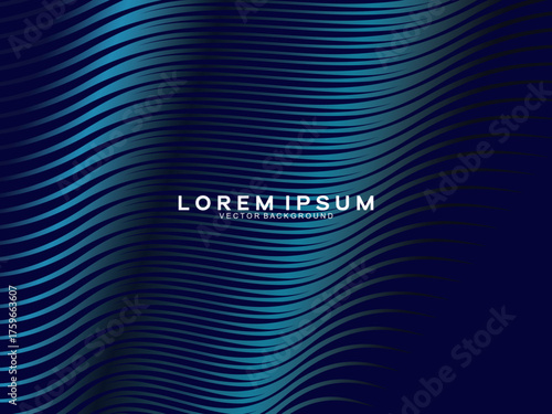 Premium background design with dark blue luxury motif. Vector horizontal template, for digital lux business banners, contemporary formal invitations, luxury vouchers, gift certificates, etc.	

