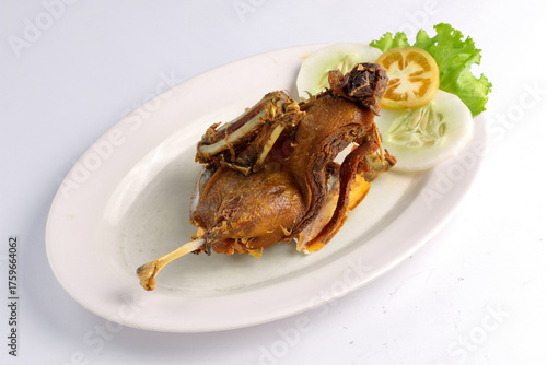 Tableau sur toile fried duck