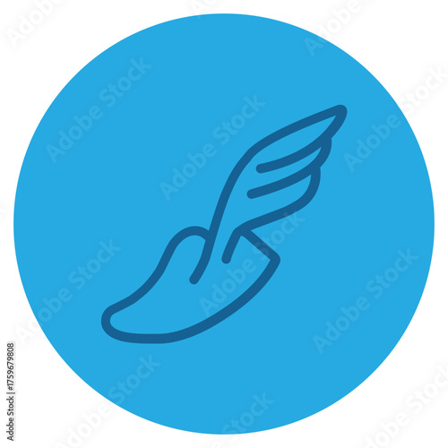 Running icon illustration