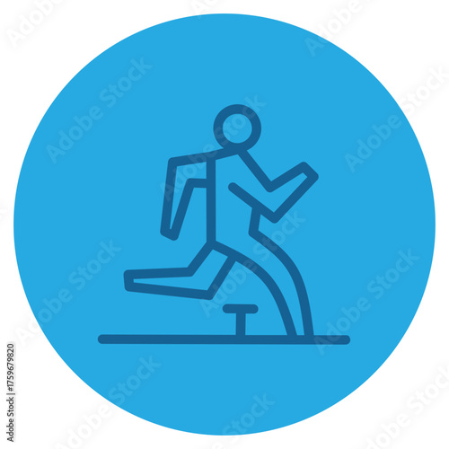 Running icon illustration