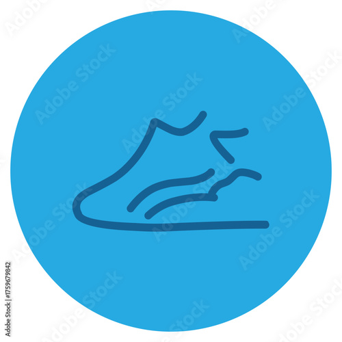 Running icon illustration