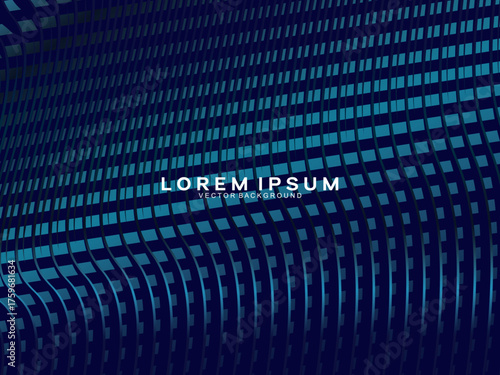 Premium background design with dark blue luxury motif. Vector horizontal template, for digital lux business banners, contemporary formal invitations, luxury vouchers, gift certificates, etc.