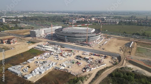 Olympic Ice Arena Construction in Milan, Italy