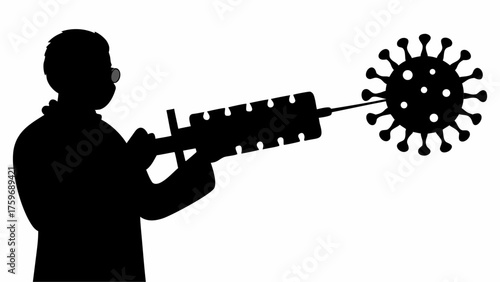 Boldly combating viruses with science and innovation in the modern age a powerful symbol for healthcare