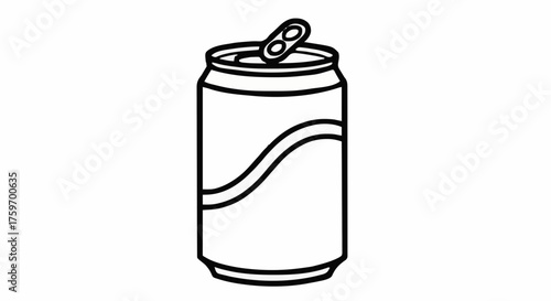 Open soda can