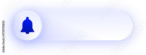 Glowing Notification Bell Button