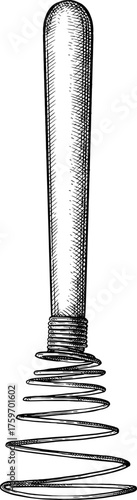 Spring whisk ink sketch