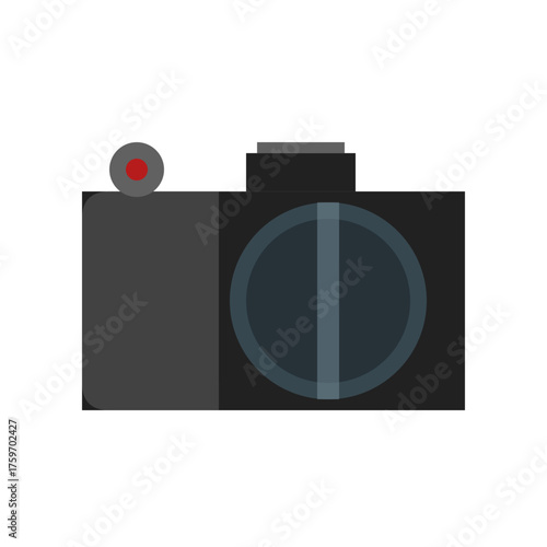 Professional DSLR Camera Flat Icon