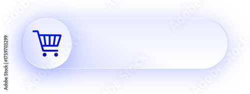 Glowing Shopping Cart Button