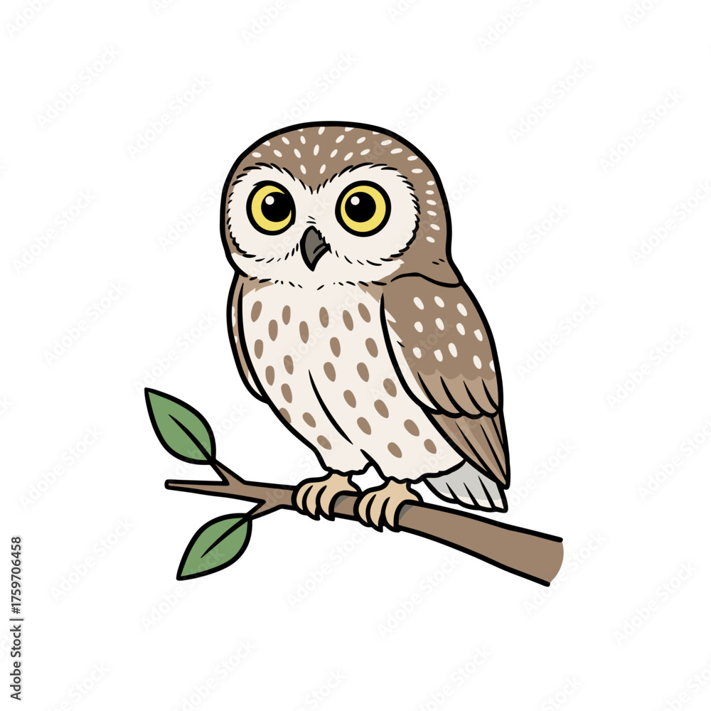 Fototapeta premium Owl on branch