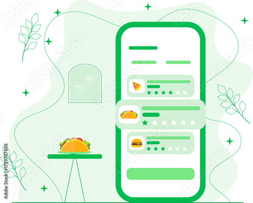 rating bad review of food