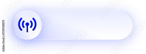 Glowing Signal Broadcast Button