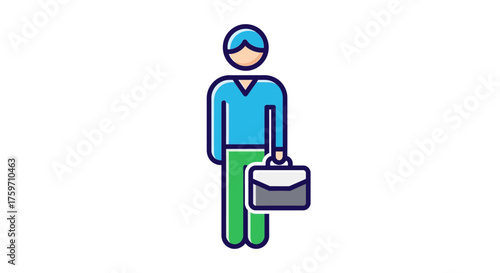 businessman with briefcase professional carrying a briefcase commuting to the office ready for a meeting in the business district portraying ambition