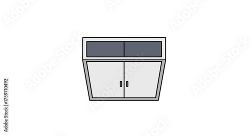 cabinet simple cabinet with doors a storage solution modern minimalist design organizing supplies for home decor in a clean uncluttered space functional.