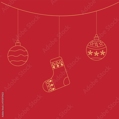 Christmas background, Christmas consept, Christmas toys