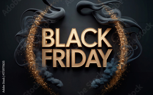 Black Background Black Friday 2025 | Dark Premium Banner