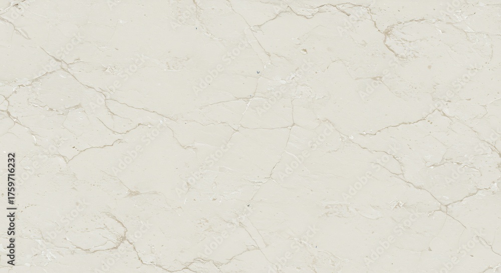 Fototapeta premium Beige surface with irregular dark cracks resembling marble or stone