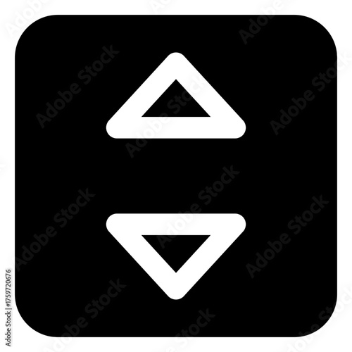 elevator down solid icon
