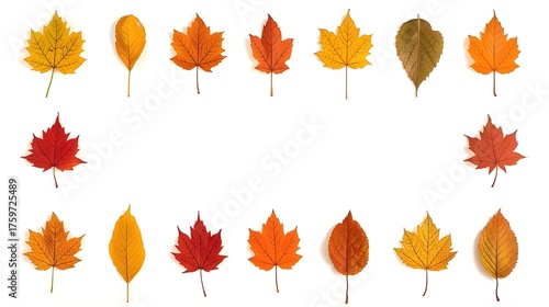 Autumn Leaf Icon Set Collection


