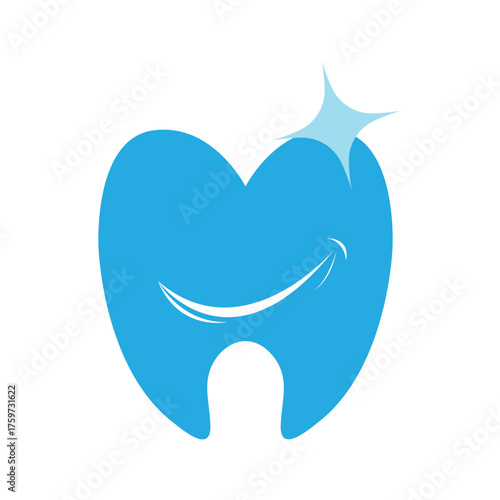Dental care logo design vector illustration. Dental logo. Orthodontic logo.