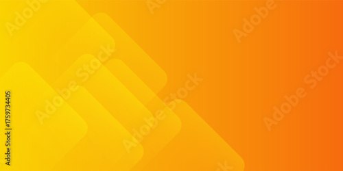 orange geometric background featuring overlapping transparent polygonal shapes and smooth gradients. Perfect for energetic and creative themes, marketing materials,