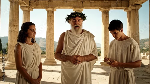 Ancient Philosophy Forum in Classical Greece with Notable Thinkers