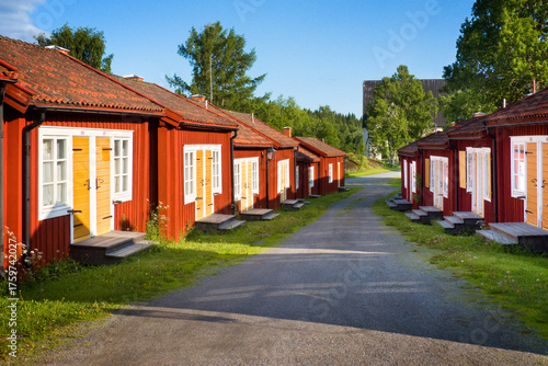 Lövånger Church town, Sweden